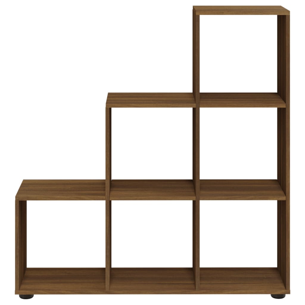 Bibliothèque escalier Chêne marron 107 cm Bois d'ingénierie - XIOS