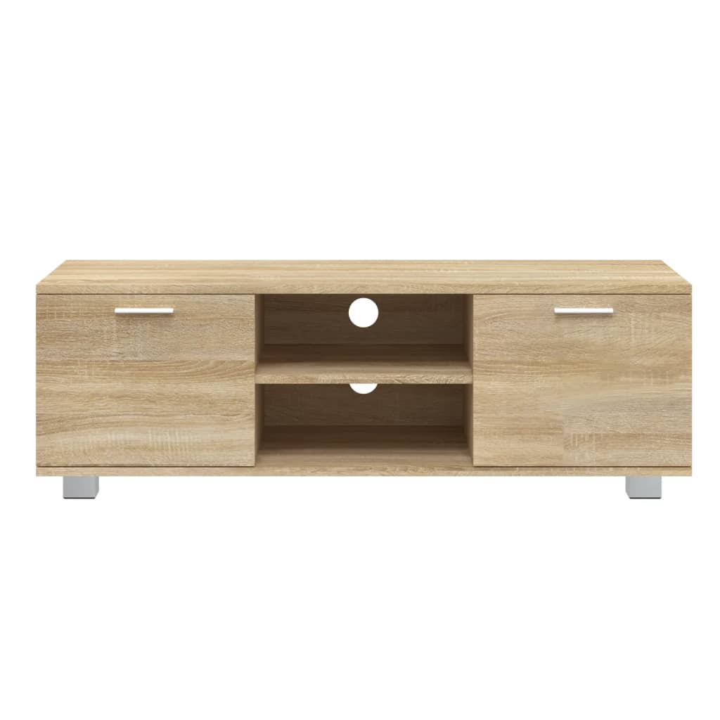 Meuble TV Chêne sonoma 120x40,5x35 cm Bois d'ingénierie - XIOS