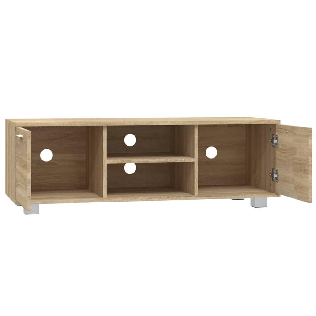 Meuble TV Chêne sonoma 120x40,5x35 cm Bois d'ingénierie - XIOS