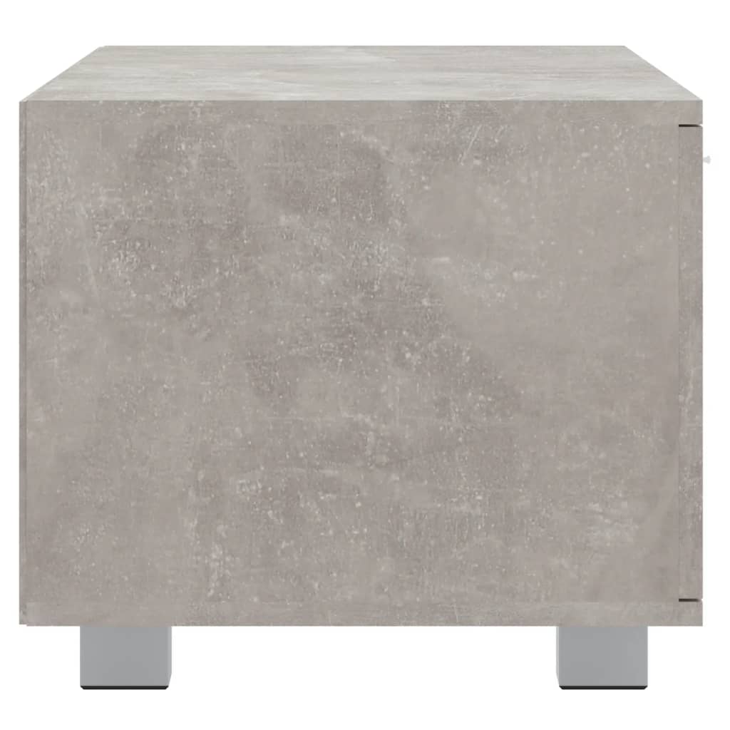 Meuble TV Gris béton 120x40,5x35 cm Bois d'ingénierie - XIOS