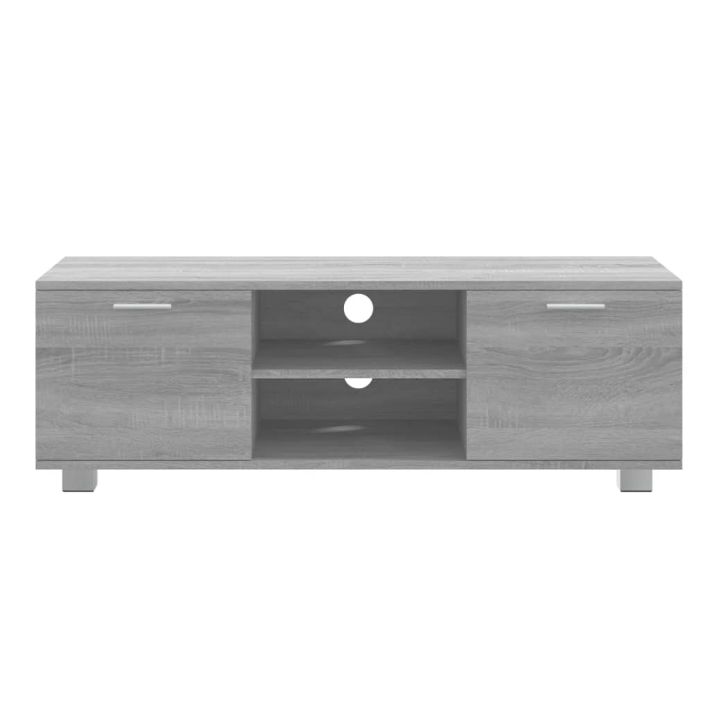 Meuble TV Sonoma gris 120x40,5x35 cm Bois d'ingénierie - XIOS