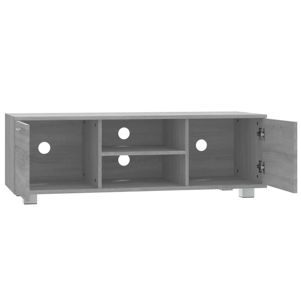 Meuble TV Sonoma gris 120x40,5x35 cm Bois d'ingénierie - XIOS