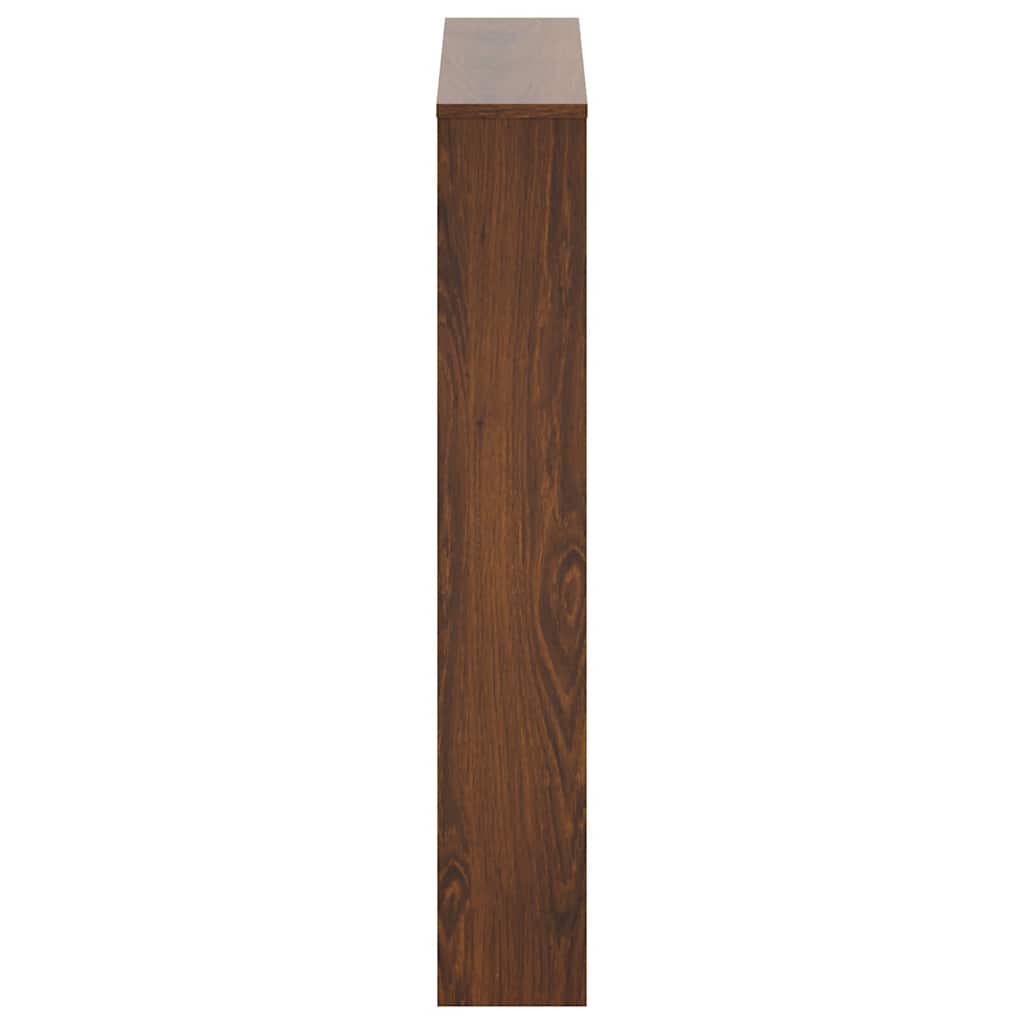 Armoire à chaussures miroir 3niveaux Chêne marron 63x17x102,5cm - XIOS