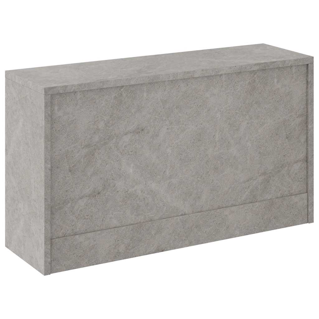 Banc à chaussures Gris béton 80x24x45 cm Bois d'ingénierie - XIOS