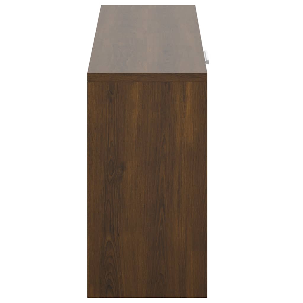 Banc à chaussures Chêne marron 80x24x45 cm Bois d'ingénierie - XIOS