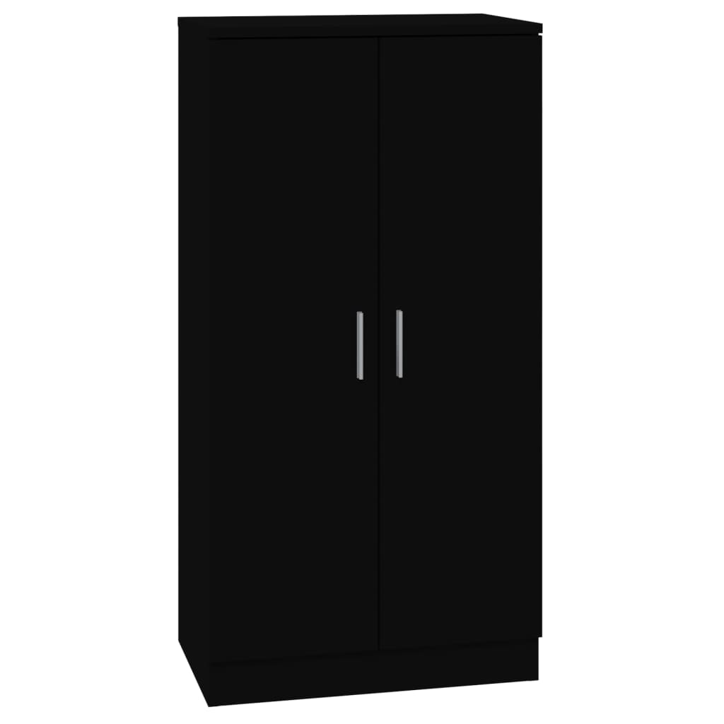 Armoire à chaussures Noir 55x35x108 cm Bois d'ingénierie - XIOS