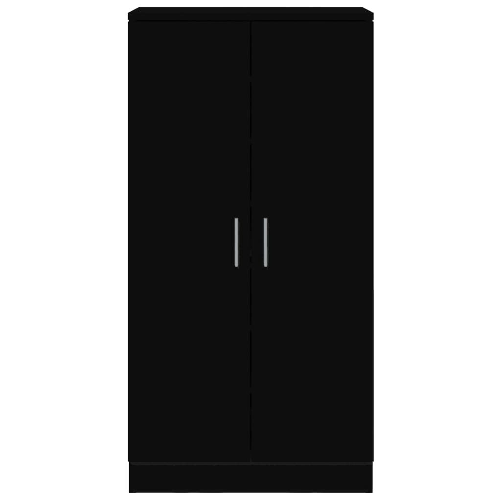 Armoire à chaussures Noir 55x35x108 cm Bois d'ingénierie - XIOS