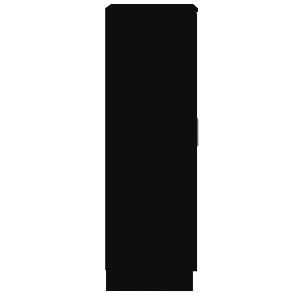 Armoire à chaussures Noir 55x35x108 cm Bois d'ingénierie - XIOS