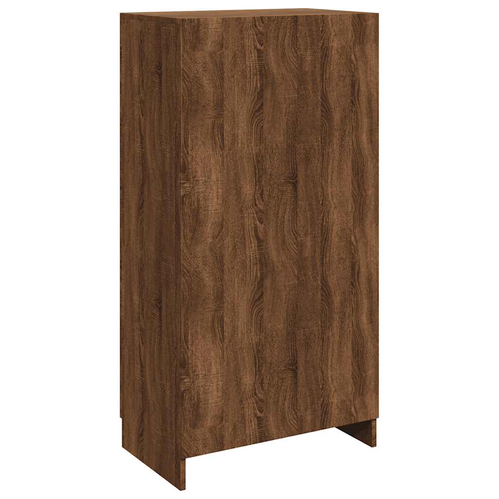 Armoire à chaussures Chêne marron 55x35x108cm Bois d'ingénierie - XIOS
