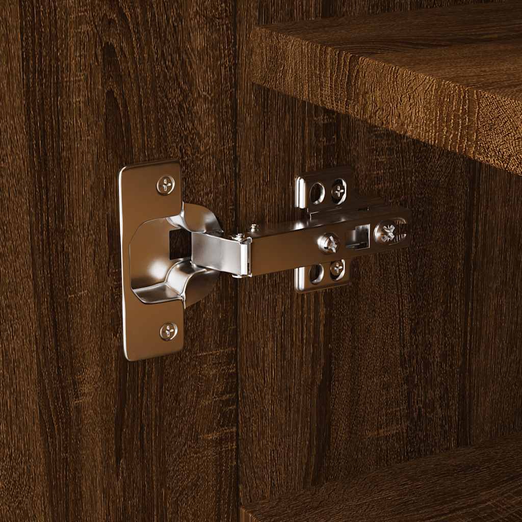 Armoire à chaussures Chêne marron 55x35x108cm Bois d'ingénierie - XIOS