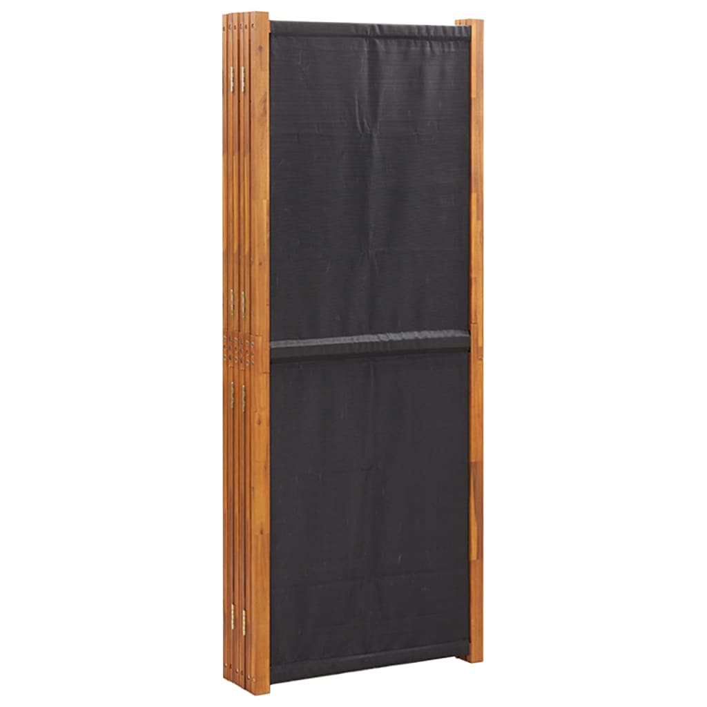 Cloison de séparation 6 panneaux Noir 420x180 cm - XIOS