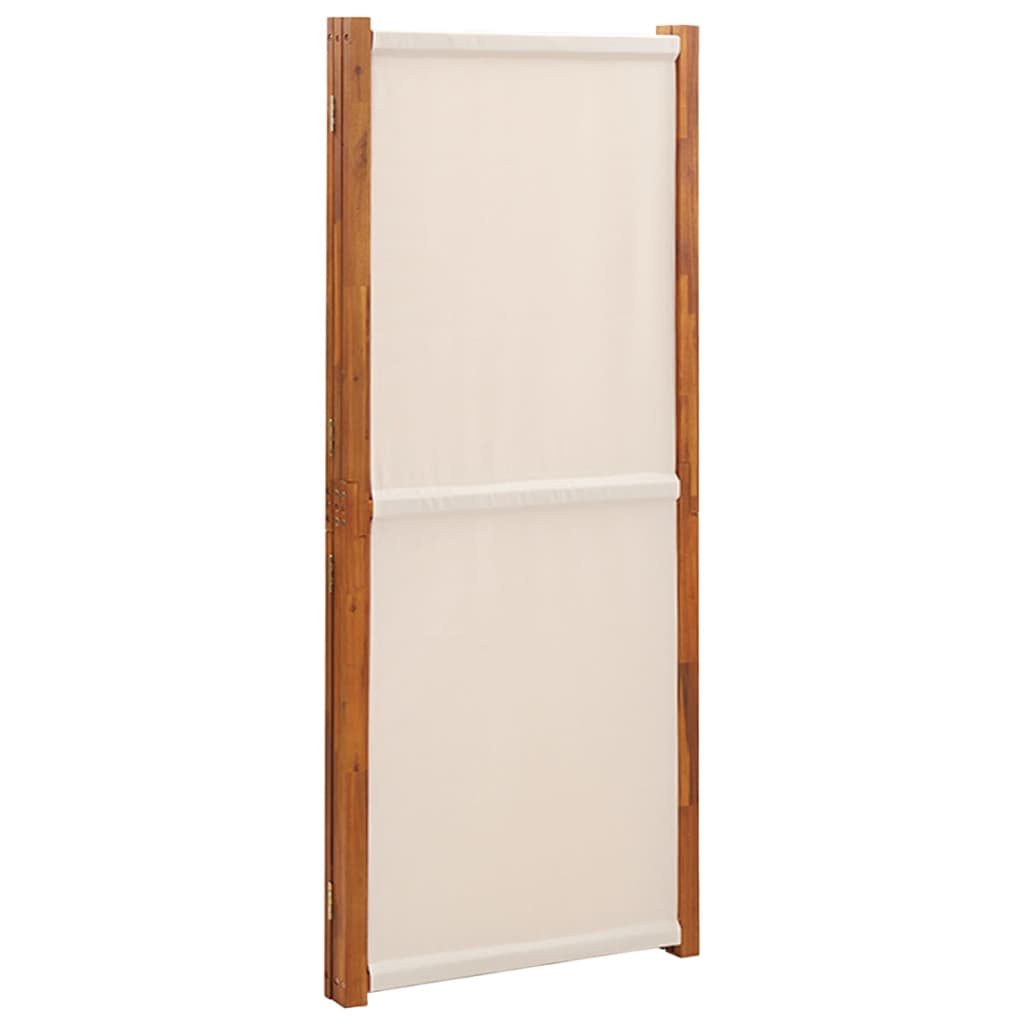 Cloison de séparation 3 panneaux Blanc crème 210x180 cm - XIOS
