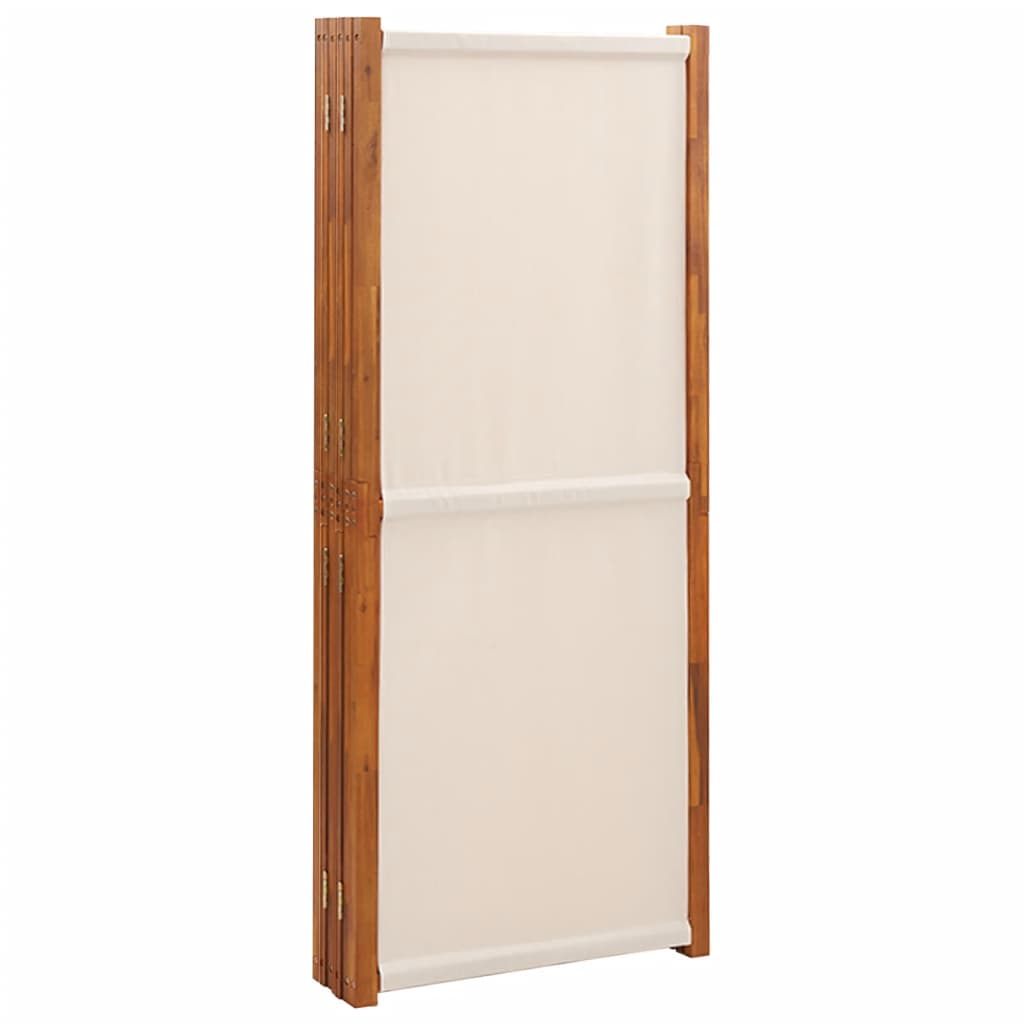Cloison de séparation 6 panneaux Blanc crème 420x180 cm - XIOS