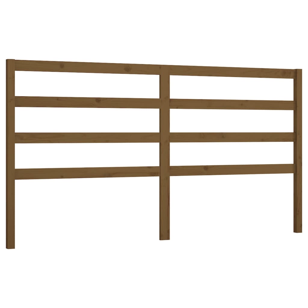 Tête de lit Marron miel 206x4x100 cm Bois massif de pin - XIOS