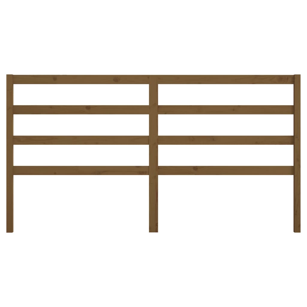 Tête de lit Marron miel 206x4x100 cm Bois massif de pin - XIOS