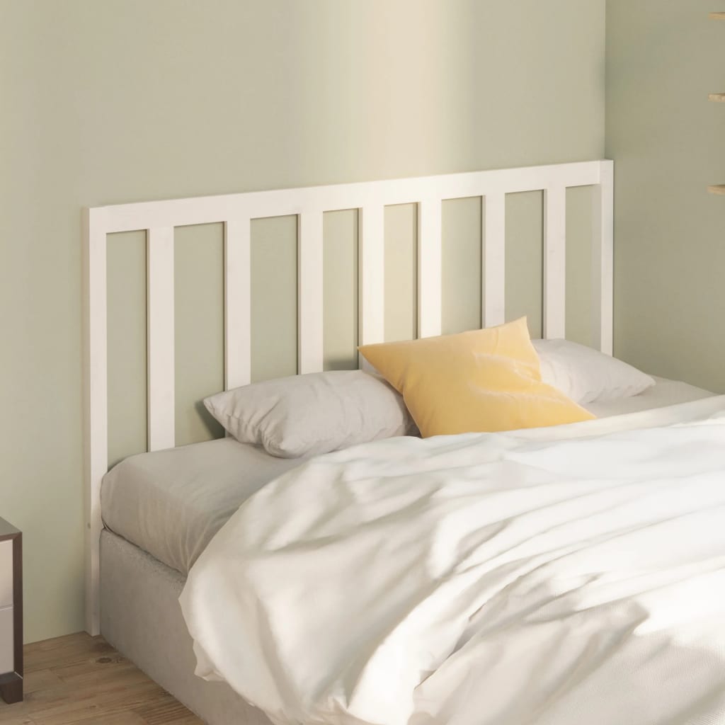 Tête de lit Blanc 166x4x100 cm Bois massif de pin - XIOS