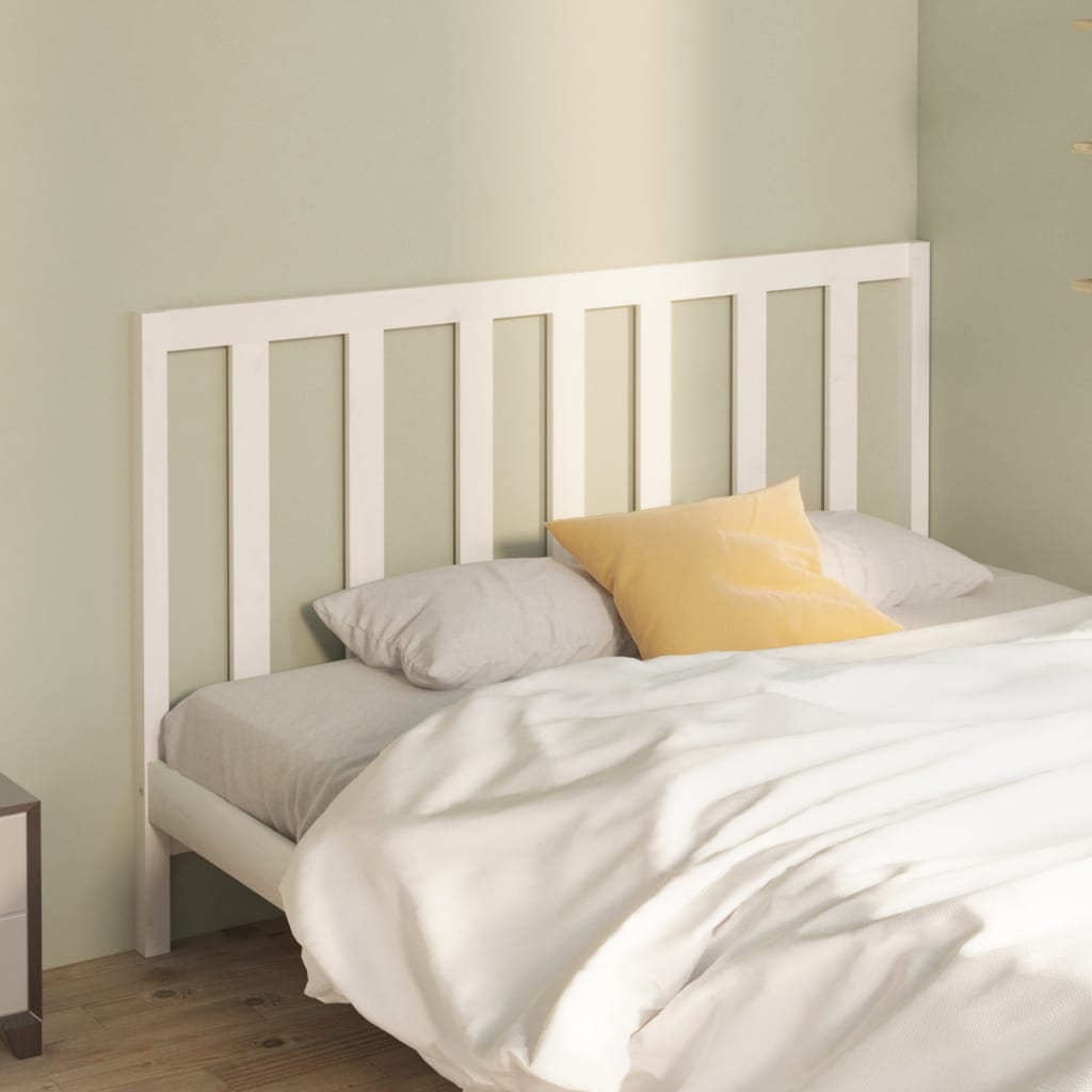 Tête de lit Blanc 166x4x100 cm Bois massif de pin - XIOS