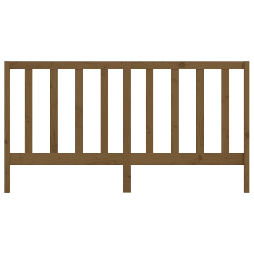 Tête de lit Marron miel 206x4x100 cm Bois massif de pin - XIOS