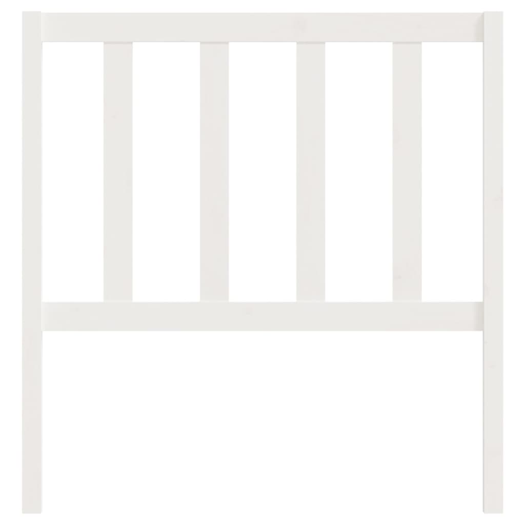 Tête de lit Blanc 81x4x100 cm Bois massif de pin - XIOS