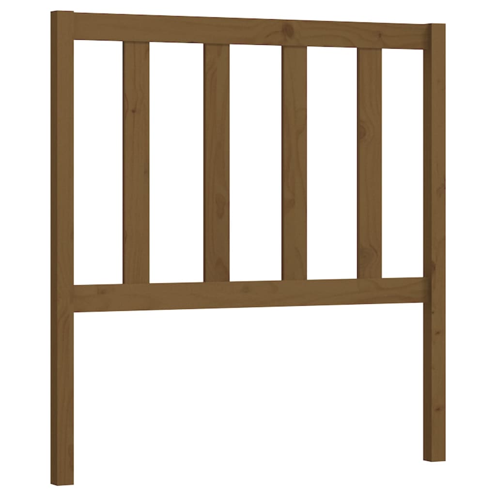 Tête de lit Marron miel 96x4x100 cm Bois massif de pin - XIOS