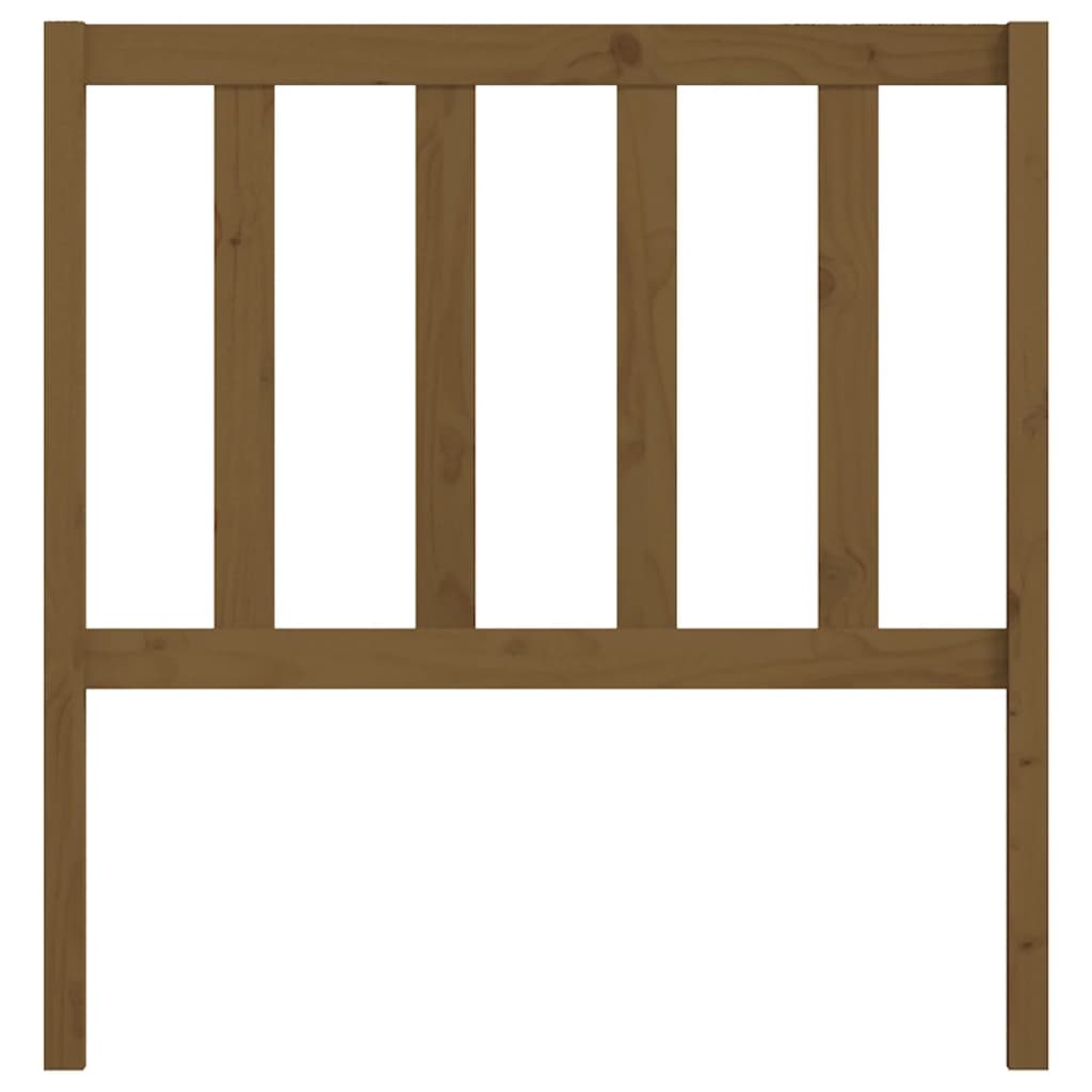 Tête de lit Marron miel 96x4x100 cm Bois massif de pin - XIOS