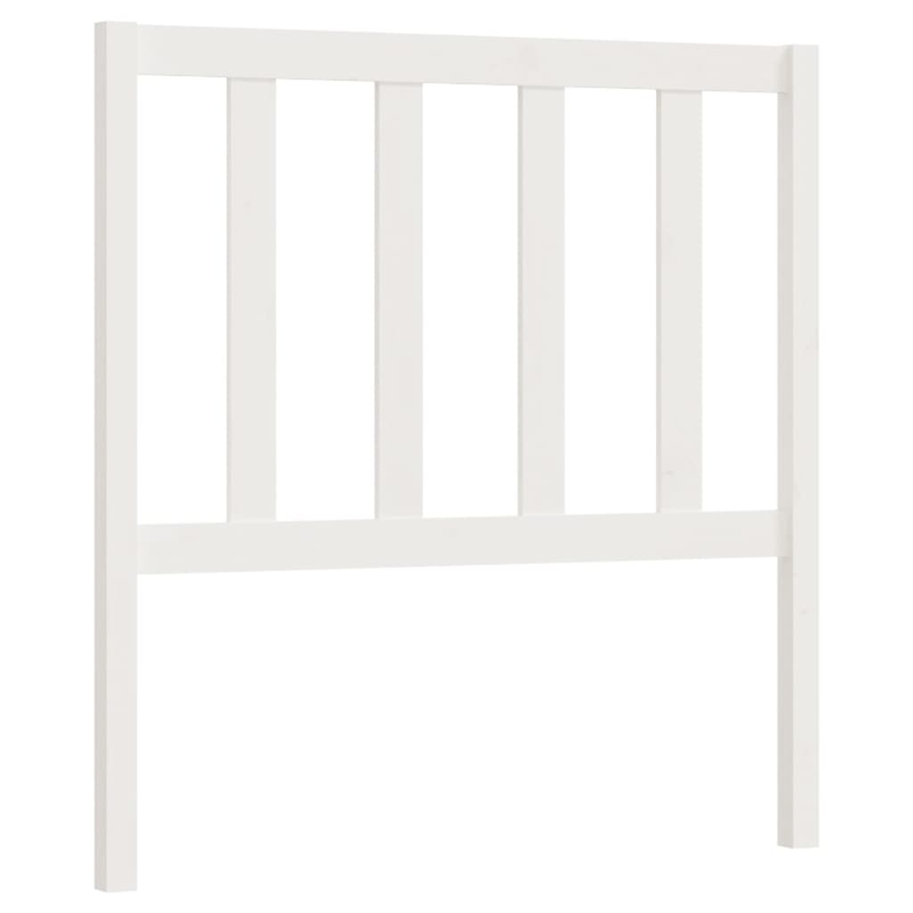 Tête de lit Blanc 106x4x100 cm Bois massif de pin - XIOS