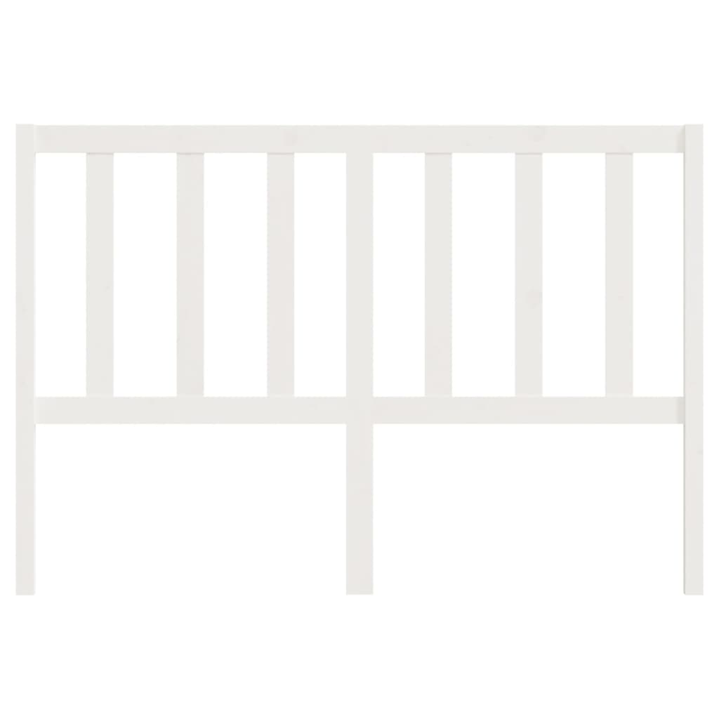 Tête de lit Blanc 146x4x100 cm Bois massif de pin - XIOS