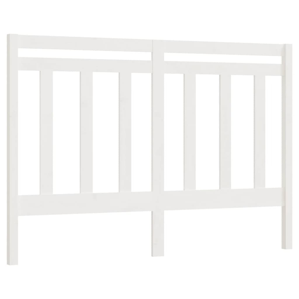 Tête de lit Blanc 141x4x100 cm Bois massif de pin - XIOS