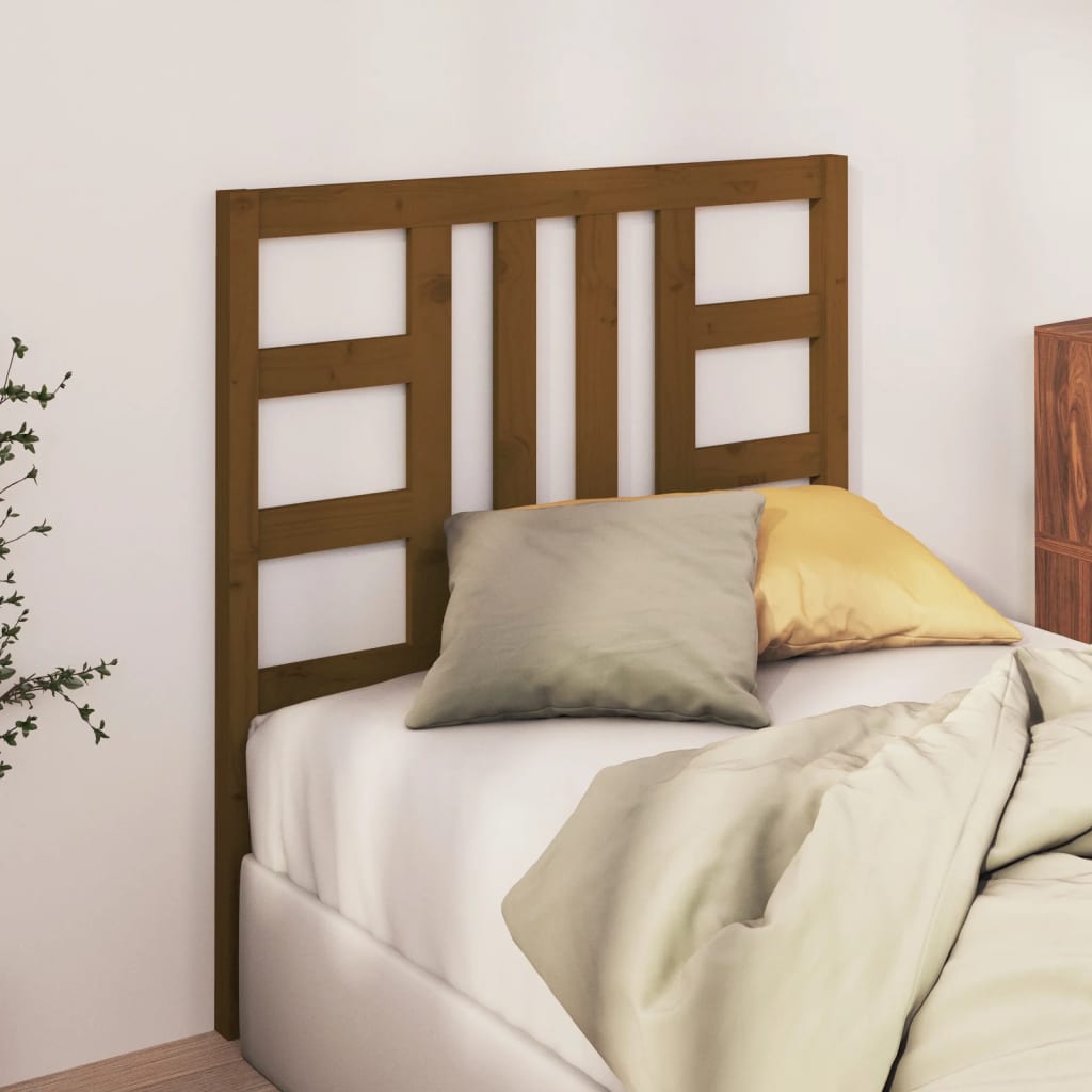 Tête de lit Marron miel 96x4x100 cm Bois massif de pin - XIOS