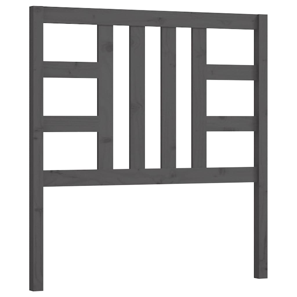 Tête de lit Gris 106x4x100 cm Bois massif de pin - XIOS