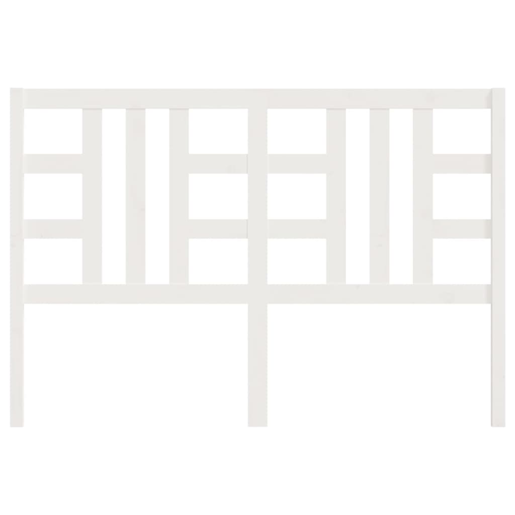 Tête de lit Blanc 126x4x100 cm Bois massif de pin - XIOS