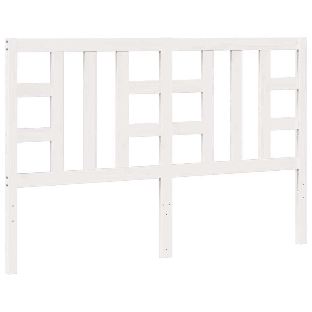 Tête de lit Blanc 156x4x100 cm Bois massif de pin - XIOS