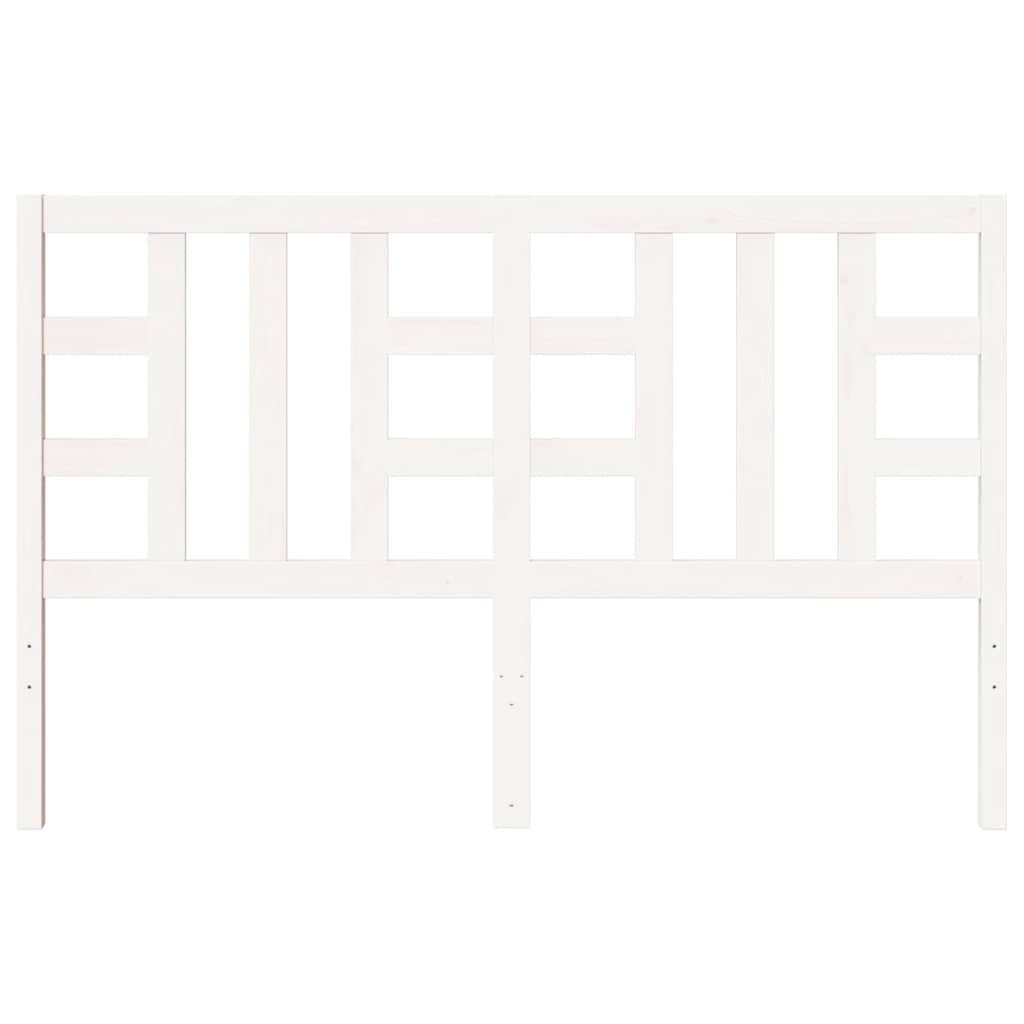 Tête de lit Blanc 156x4x100 cm Bois massif de pin - XIOS
