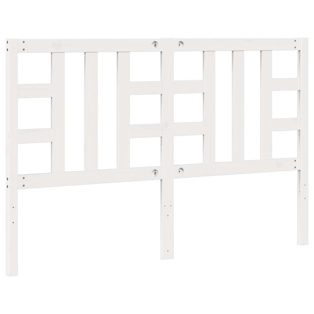 Tête de lit Blanc 156x4x100 cm Bois massif de pin - XIOS