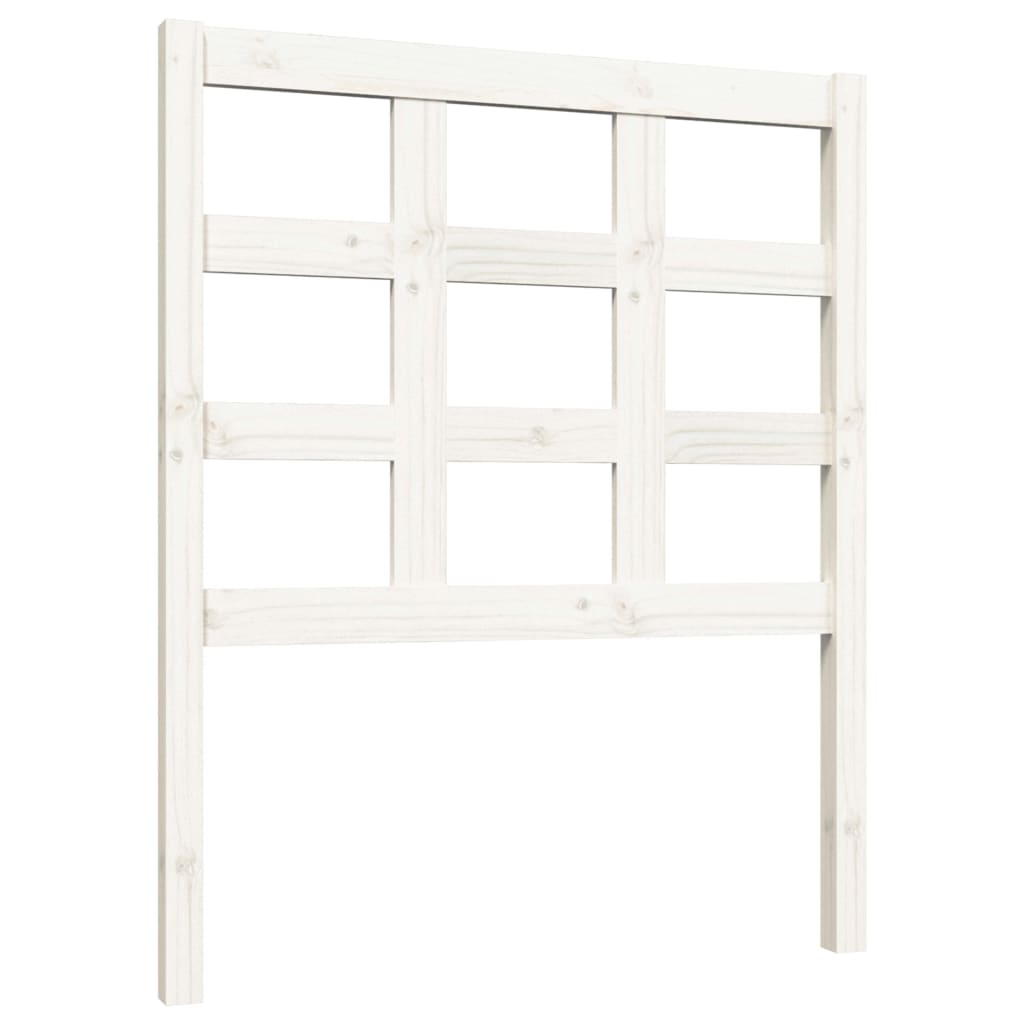 Tête de lit Blanc 80,5x4x100 cm Bois massif de pin - XIOS