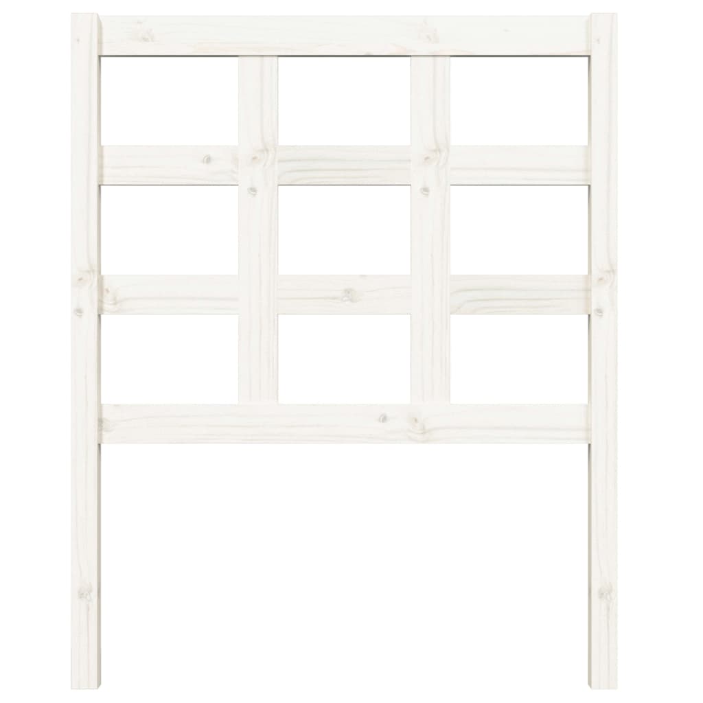 Tête de lit Blanc 80,5x4x100 cm Bois massif de pin - XIOS