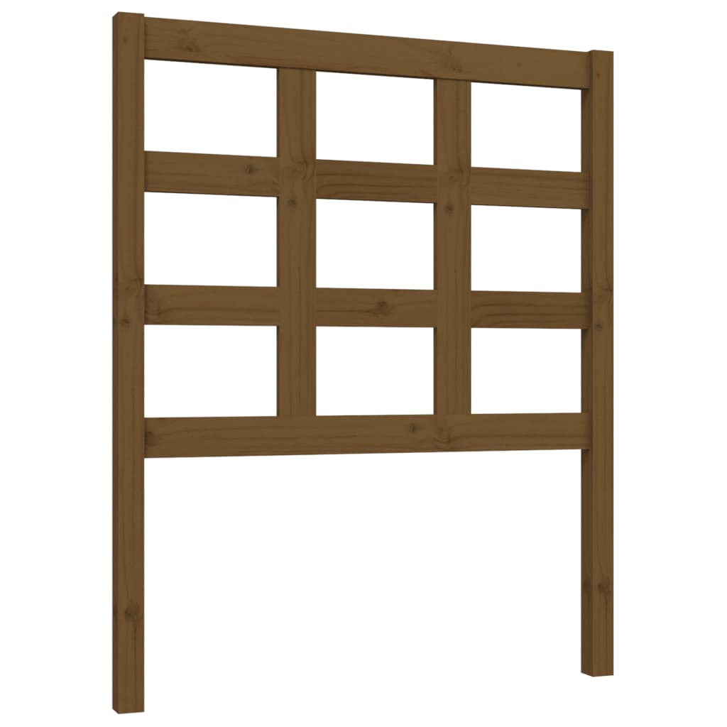 Tête de lit Marron miel 80,5x4x100 cm Bois massif de pin - XIOS
