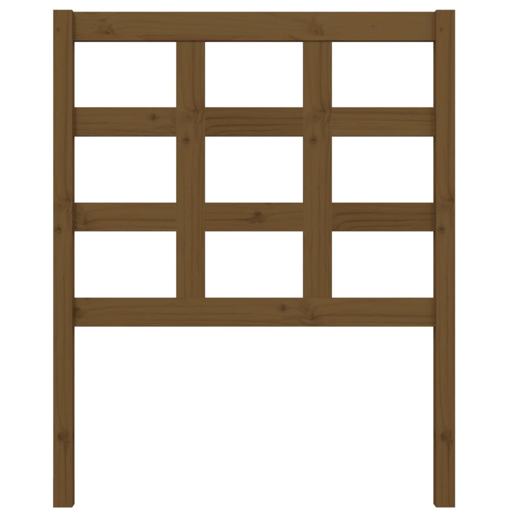 Tête de lit Marron miel 80,5x4x100 cm Bois massif de pin - XIOS