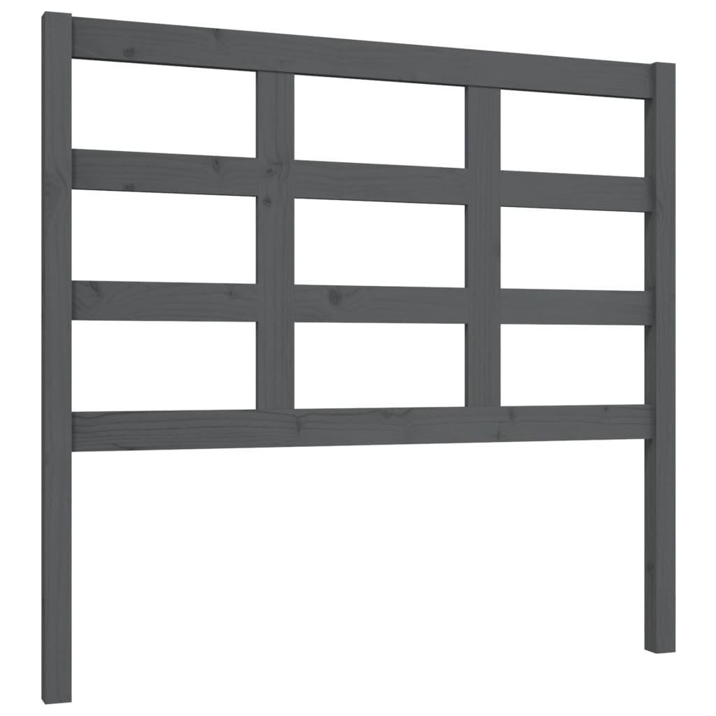 Tête de lit Gris 105,5x4x100 cm Bois massif de pin - XIOS