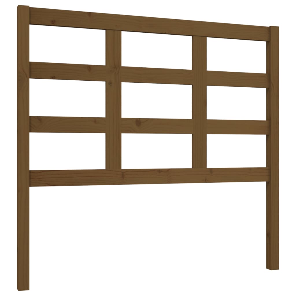 Tête de lit Marron miel 105,5x4x100 cm Bois massif de pin - XIOS