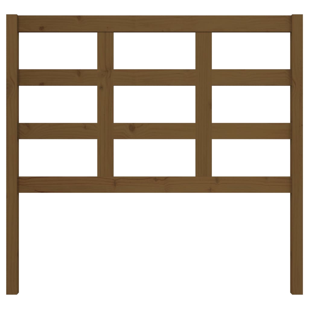 Tête de lit Marron miel 105,5x4x100 cm Bois massif de pin - XIOS