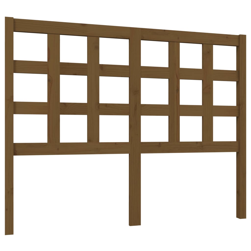 Tête de lit Marron miel 125,5x4x100 cm Bois massif de pin - XIOS