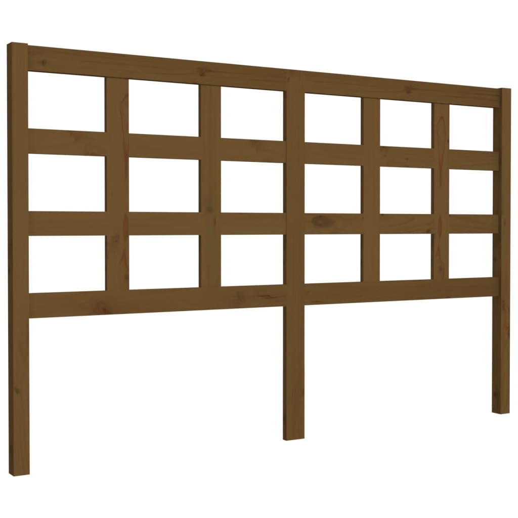 Tête de lit Marron miel 156x4x100 cm Bois massif de pin - XIOS