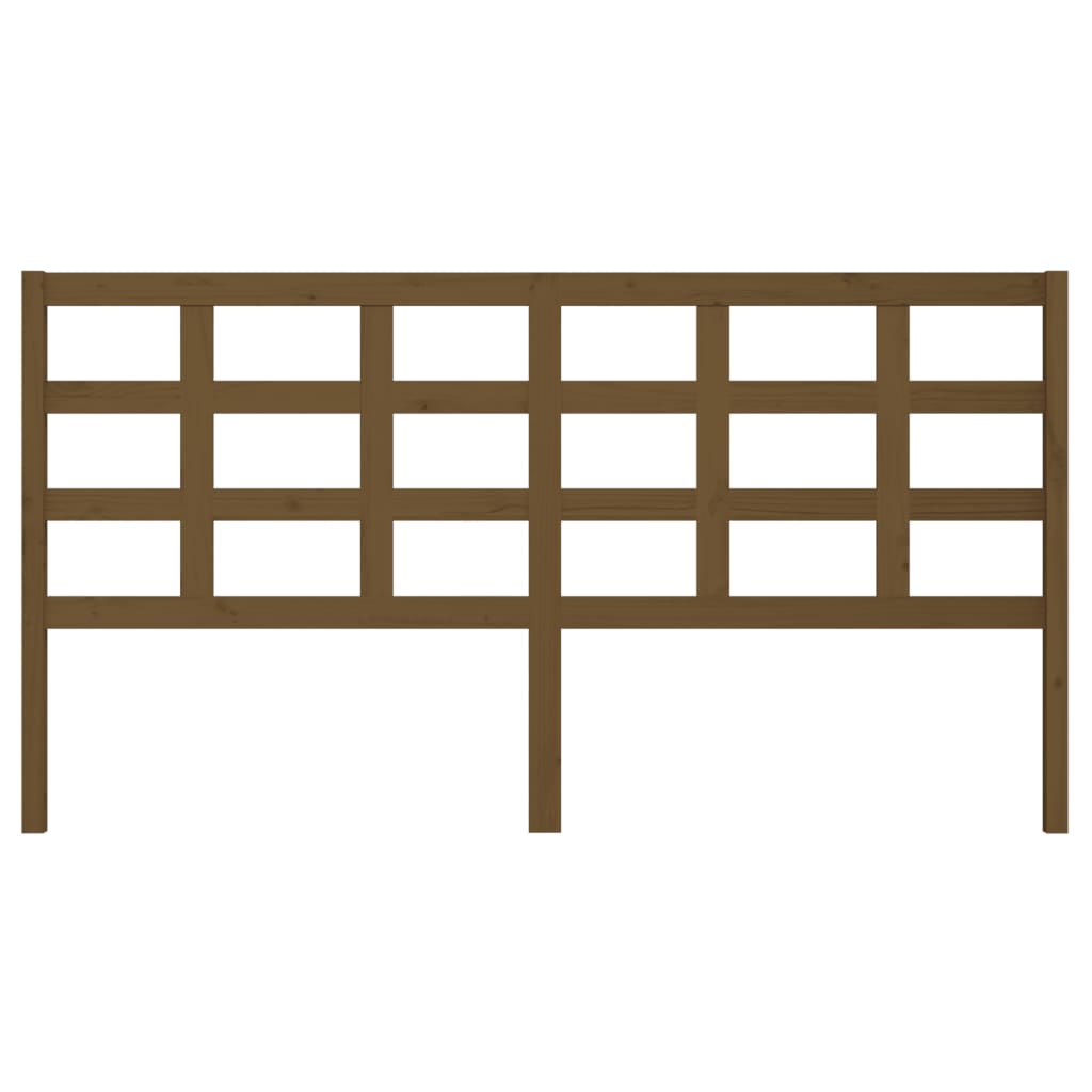 Tête de lit Marron miel 185,5x4x100 cm Bois massif de pin - XIOS