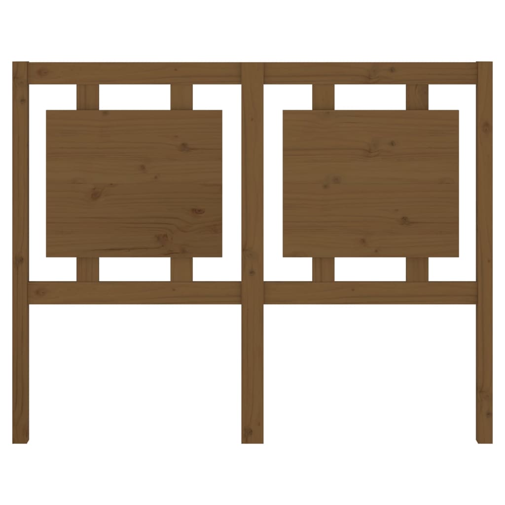 Tête de lit Marron miel 125,5x4x100 cm Bois massif de pin - XIOS