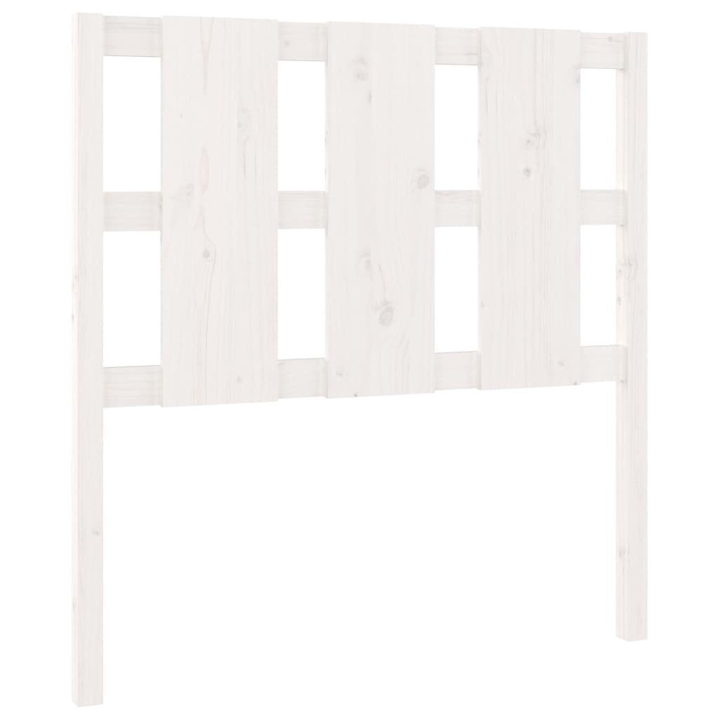 Tête de lit Blanc 95,5x4x100 cm Bois massif de pin - XIOS