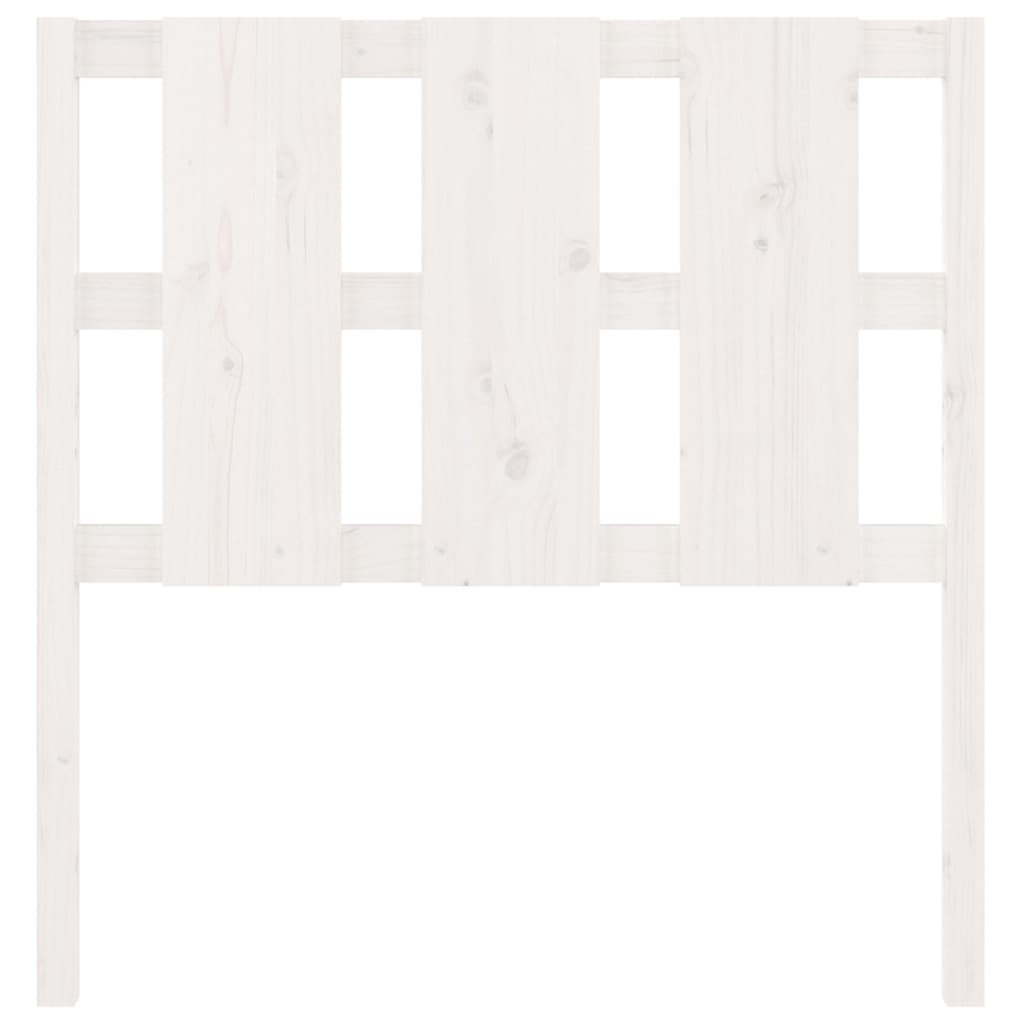 Tête de lit Blanc 95,5x4x100 cm Bois massif de pin - XIOS