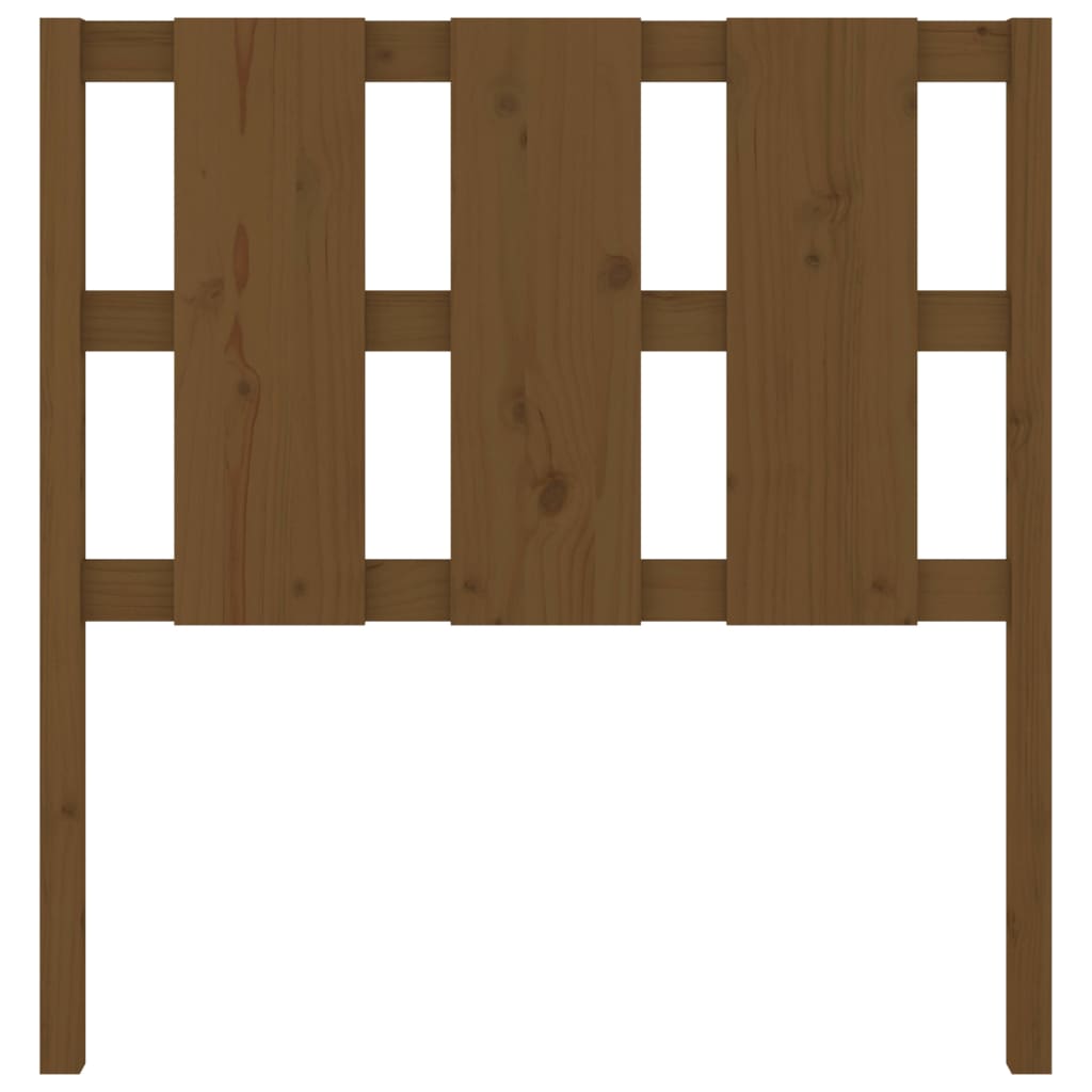 Tête de lit Marron miel 105,5x4x100 cm Bois massif de pin - XIOS