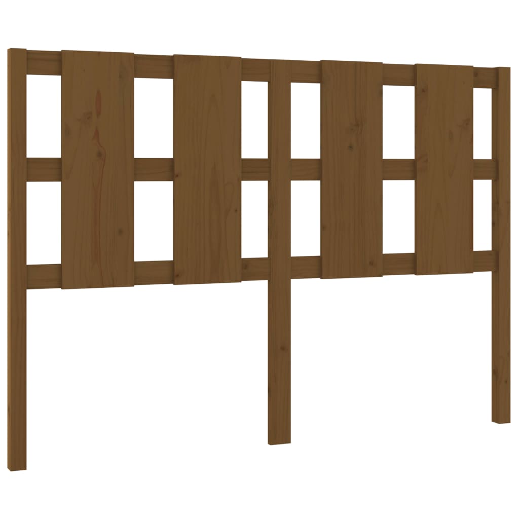 Tête de lit Marron miel 125,5x4x100 cm Bois massif de pin - XIOS