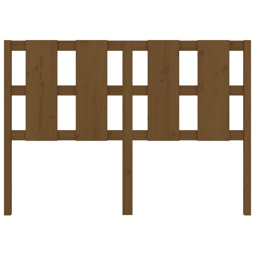 Tête de lit Marron miel 125,5x4x100 cm Bois massif de pin - XIOS